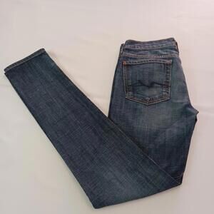 7 For All Mankind P288055U-055U Women's Blue Cotton Denim Jeans Size 27 (29×32)